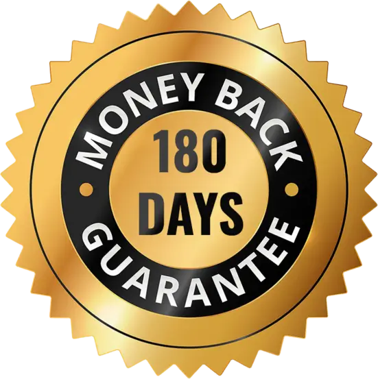 Trimoryn 60-day money-back guarantee badge